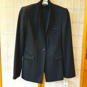 NEW Tag CASHMERE Black Blazer Jacket.